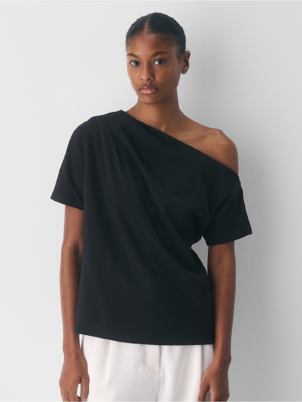 Aritzia Black Script Top Small
